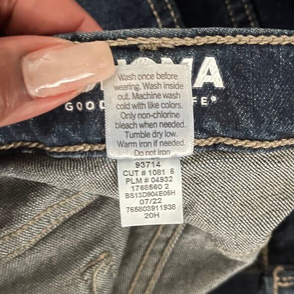 Sonoma The Everyday Jeans Boys 20 Blue Husky Straight Leg Basic Classic Denim - Picture 6 of 9